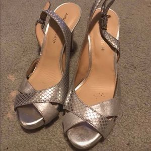 Antonio Melani silver heels